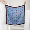 100% Mulberry Silk Small Square Scarf - European Style, High-End Feel, Perfect for Mother's Birthday or Business Gift
