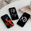 Piosenkarz-The W-Weeknd XO Etui na telefon do Samsung S25,S24,S21,S22,S23,S30,Ultra,S20,Plus,Fe,Lite,Note,10,Czarne Pokrowiec