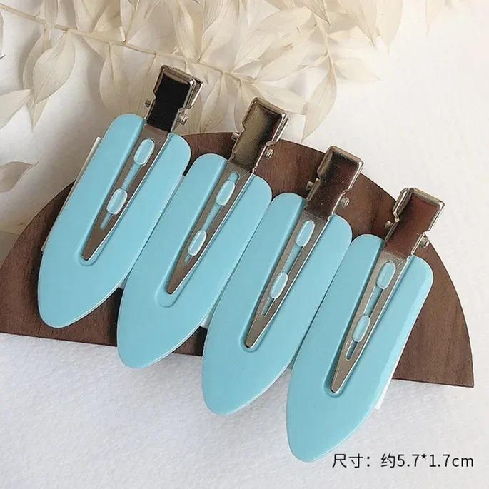 Simple Wild Leopard Seamless Hair Clip Women Acetate Sheet No Bend Bangs Clip Duckbill Clip Hairpins Hair Styling Tool