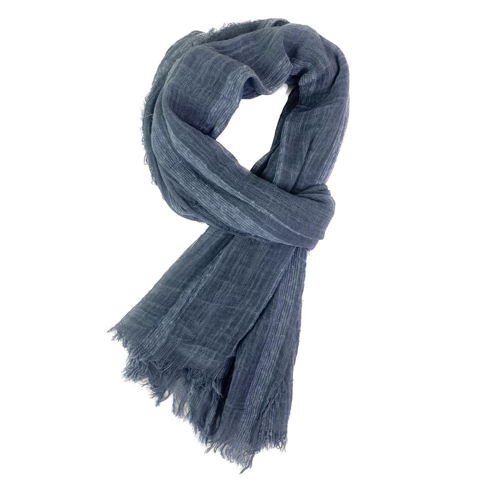 Cotton Linen Fashion Men Striped Scarf Autumn Winter Warm Neckerchief Casual Artistic Tassel Bufandas Shawls Male Accessories