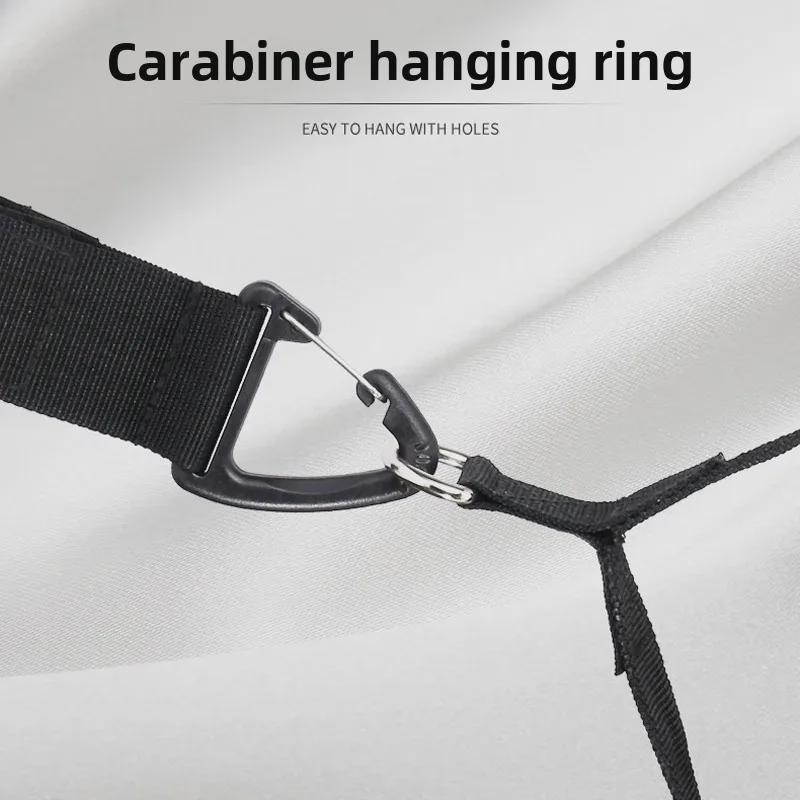 

Нейлоновий вантажний ремінь: Пряжка для альпінізму, самоклеюча липучка, рішення для зберігання водопровідних трубок Small (38x165mm)