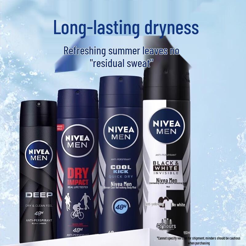 Nivea Men Black & White Invisible Antiperspirant Spray