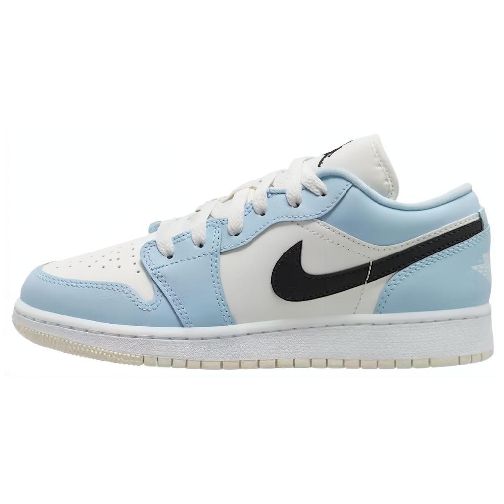 New Jordan Kids Air Jordan 1 Low 'Ice Blue' Sneakers 554723-401