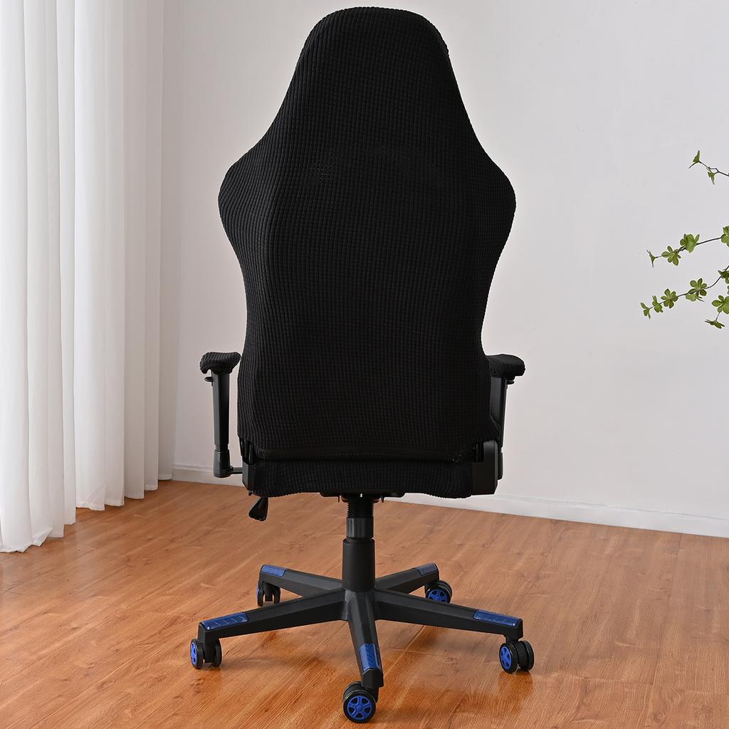 Elastic Fleece Jacquard Gaming Chair Cover Stretch Dustproof Seat Protect Cover Office Computer Seat Covers for Home