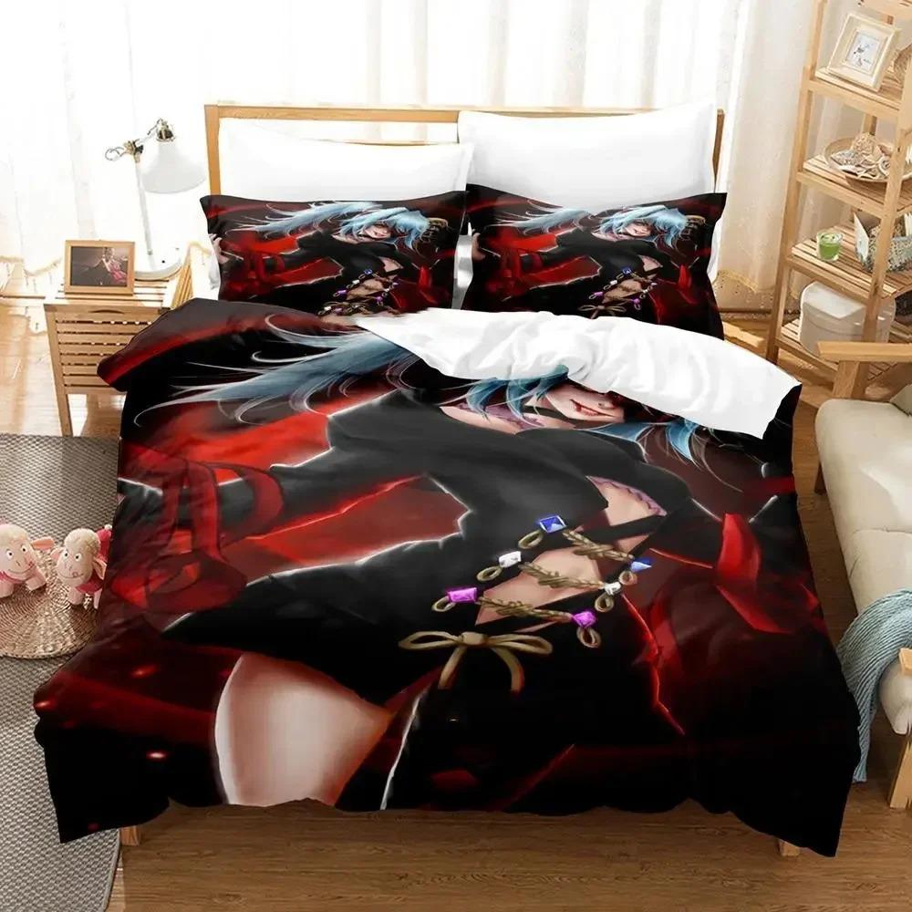 Lord of Vermilion Bedding Set Duvet Cover Bed Set Quilt Cover Pillowcase Comforter King Queen Size Boys Adult Bedding Set