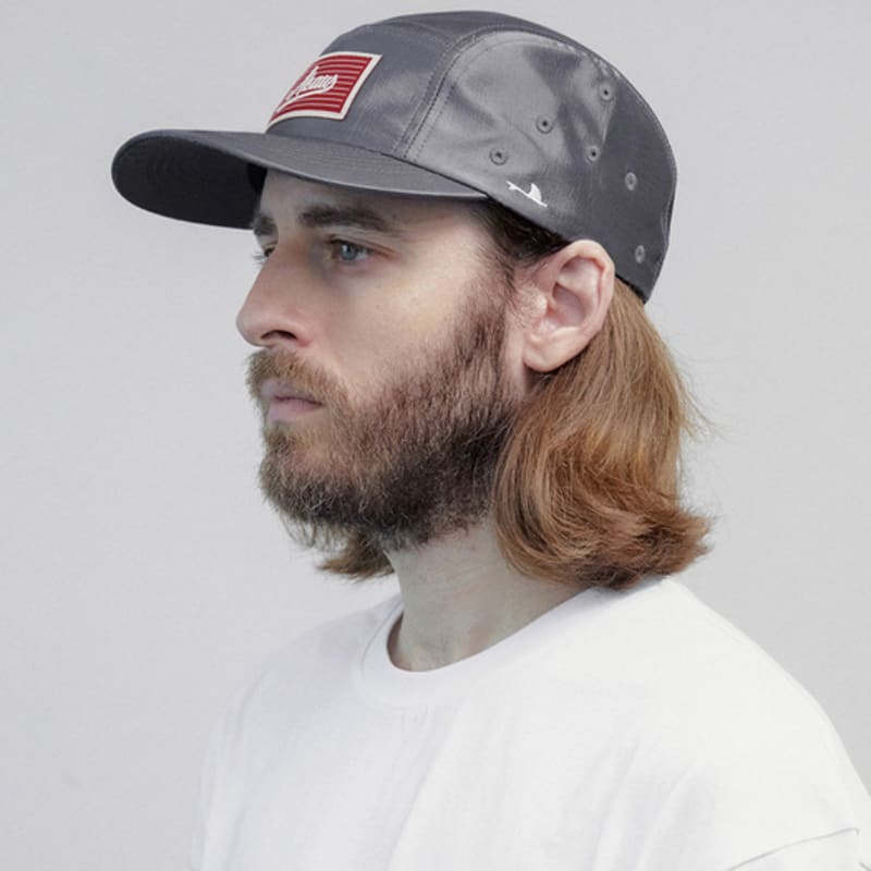 

AKAW Overfit Metallic Camp Cap (Ash Charcoal) Ash Charcoal