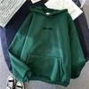 Womens Autumn Winter Hoodie With Print Pattern And Fleece Lining For Casual Wear