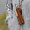 Retractable Stainless Steel 5 Section Blow Tube Solid Magnesium Flint Camping Survival Set