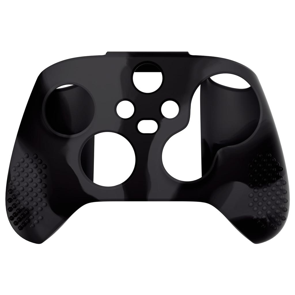 eXtremeRate PlayVital 3D Studded Xbox Series Controller Compatible Silicone Cover Skin with 6 Black Thumb Grip Soft Rubber Case Protector for Xbox