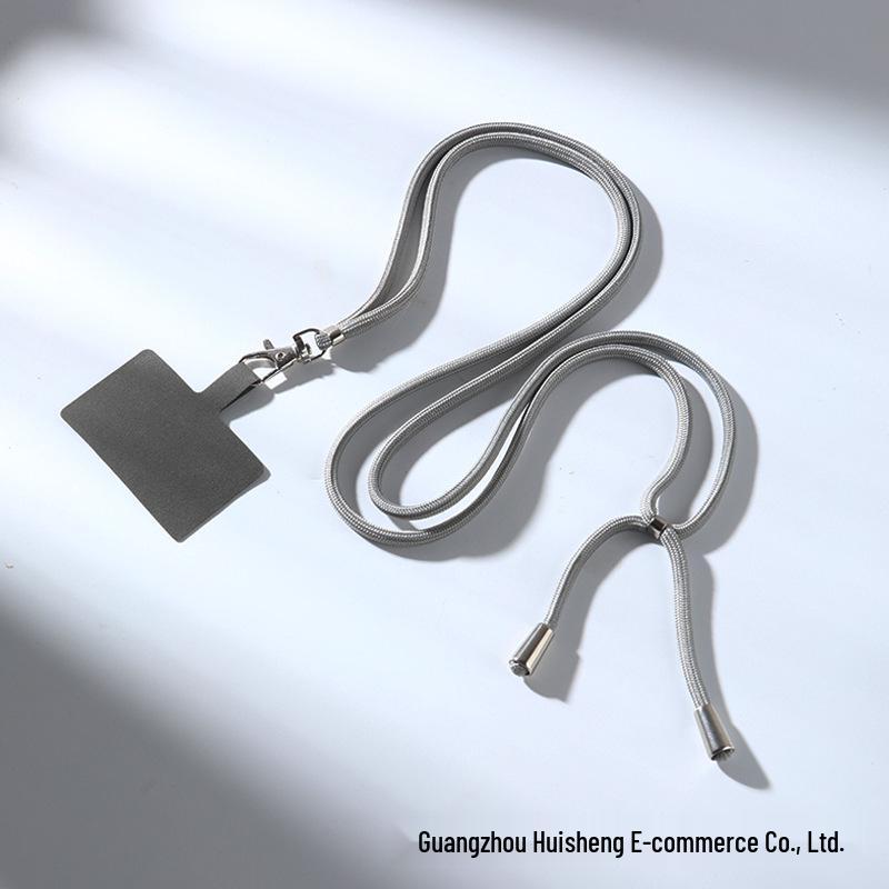 Mobile Phone Lanyard Neck/Crossbody/Wrist Strap with Clip and ID Holder - Anti-Lost Woven Design