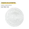 ZISIZ Glass Lotus Leaf Plate Set