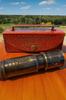 Vintage Brass Telescope: Dollond London Spyglass with Leather Case