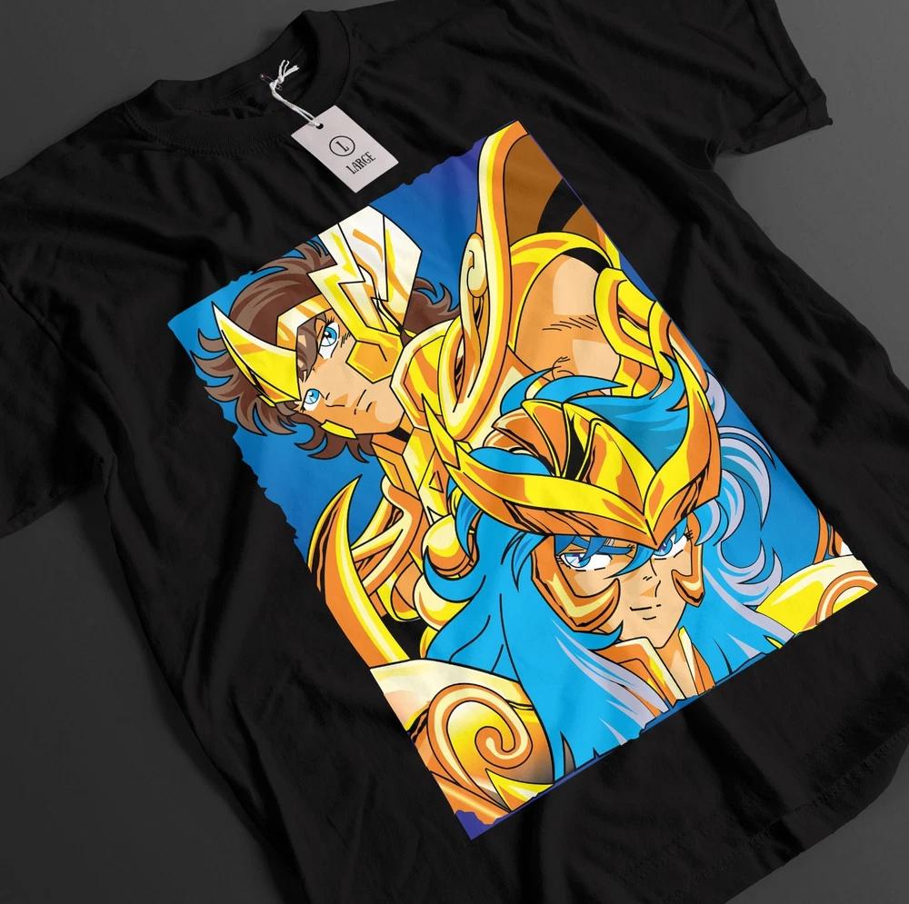 Saint Seiya Shirt Shiryu Tshirt Hyoga TShirt Shun Top Ikku Anime Graphic Tee S