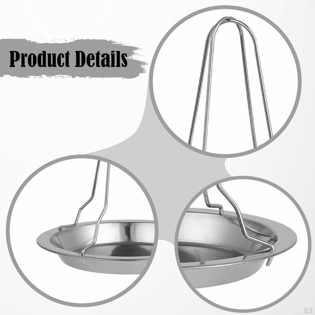 Chicken Roaster Rack Grill Holder Easy To Clean Unique Multipurpose Turkey Standing