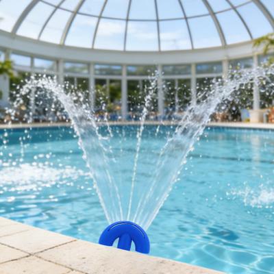 Swimming Pool Fountain Nozzle Fits 3/4-inch Connector Garden Pond Amusement Park Fountain Sprinkler Water Spray Head