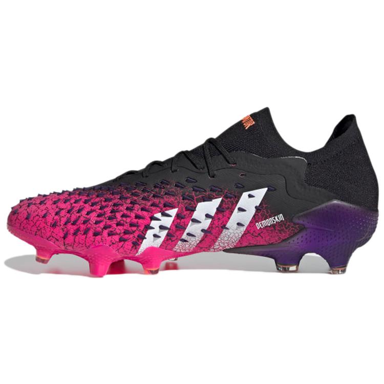 

new Adidas Predator Freak.1 Low Fg Demonskin Black Shock Pink 44.5