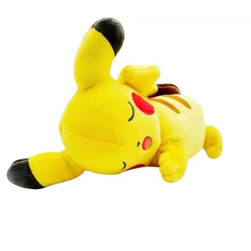 20CM Pokémon Plush Toys Sleeping Position Pikachu Eevee Squirtle Bulbasaur Anime Character Doll Child Birthday Christmas Gifts