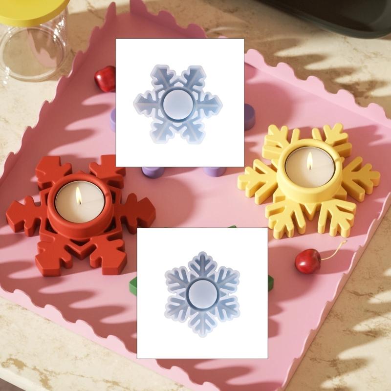 Candlestick Silicone Mold Gypsum Plaster Mold Lipstick Holder Tray Mold for DIY Jewelry Organizer Home Crafts Decor