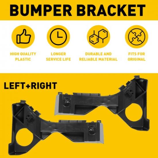 1 Pair Front Bumper Brackets Support Holder For Toyota 2003-2008 Corolla LH+RH V