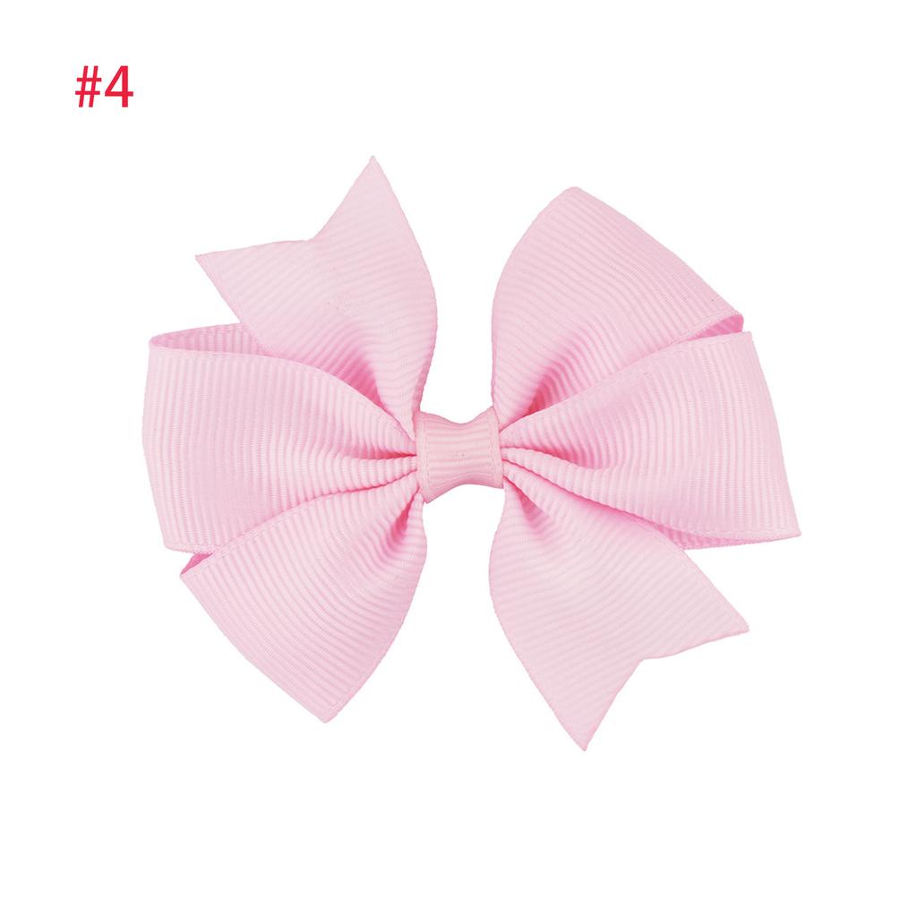 2 Stück 3 Zoll Haarschleifen für Mädchen Grosgrain-Band Kleinkind Haaraccessoires mit Krokodilklemme Schleife für Kleinkindmädchen Baby