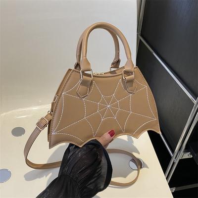 Personalized Bat Handbag Bag Women's New Summer Embroidery Thread Solid Color Shoulder Bag Popular Trend Messenger Bag Bag