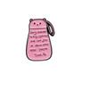 Pink E-12-1-3 Cat Water Bottle Badge