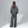 Xin Ge Spring 2025 TR Wool Suit: V-Neck Jacket & Wide-Leg Pants