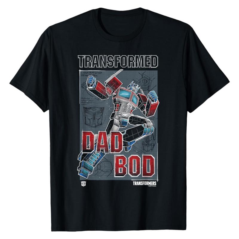 

Transformers Optimus Prime TShirt Original Anime Character Print 100 Cotton Crew Neck Casual Daily Streetwear Urban Tops - Me... S разноцветный