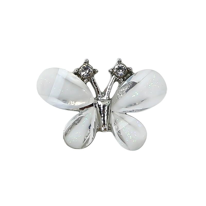 10Pcs Resin Four-Leaf Clover Dragonfly Ballerina Glitter Ornament Diy Wedding Appliques Nail Art Charms Decoration Salon Jewelry