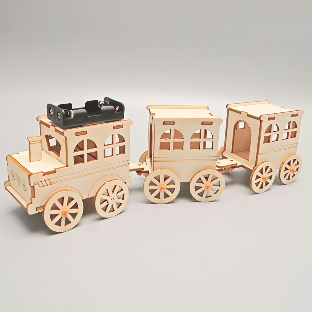 3D wooden DIY science toys, children's DIY assembly models by hand, educational science experiment toys and children's gifts