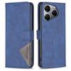 For TECNO Spark 20 Pro Phone Cases Wallet Stand Geometry Imprint Leather Cover