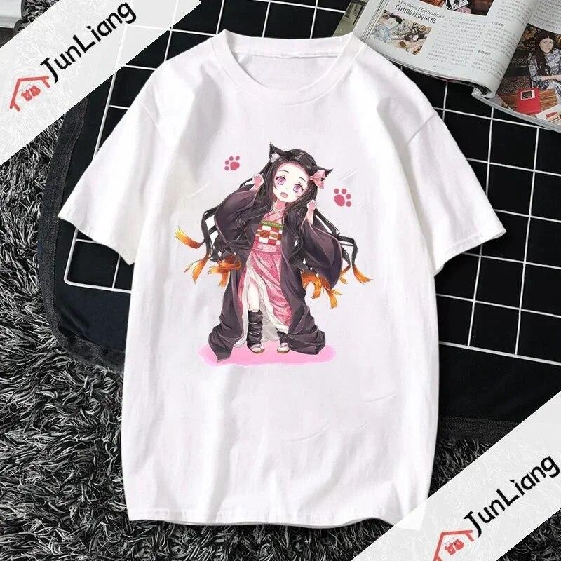 2023 New Summer Popular Unisexswear Japanese Anime Ghost Killing Blade Demon Slayer Unisex T-shirt Fashion Casual