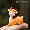 Wild Animal Little Sika Deer Model Ornaments Small Fawn Fairy Garden Miniature Accessories Decor Action Figure Figurine Toy