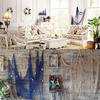 Mediterranean Ocean Decorative Fish Net Hemp Rope 39.37 in