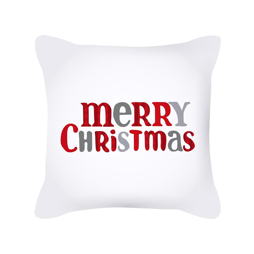 New Ins Nordic Cartoon Christmas Pillow Cover Holiday Gift Square Cushion Cover Pillow Cover