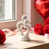 Hugging Couple Statue, 3D Printed Romantic Lover Figurine for Bedroom, Desk, TV Stand, Home Decor, Wedding Valentine's Day Gift for Wife, Husband