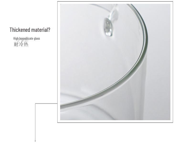 High-Temperature Resistant Large-Capacity Borosilicate Glass Pot for Steaming, Cooking, and Salads