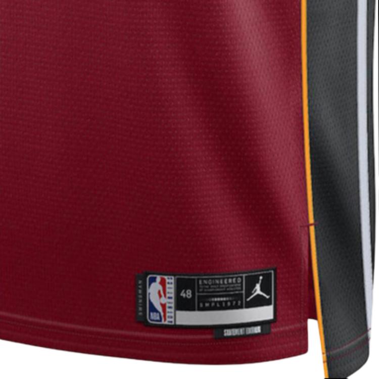 Jordan Miami Heat V-Neck Sleeveless Basketball Jersey Men Jerseys Red DO9532-608