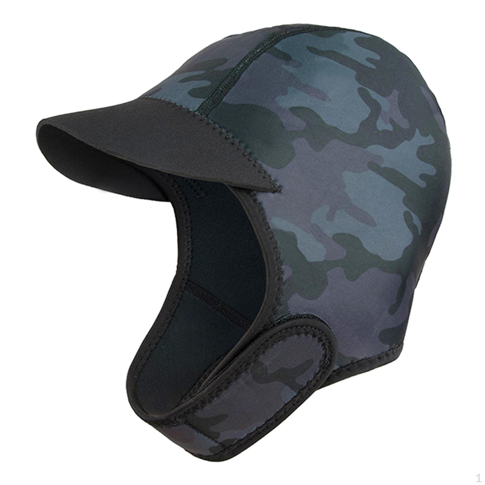 Thermal 2mm Diving hat hooded Durable for Surfing Underwater Winter Scuba Spearfishing