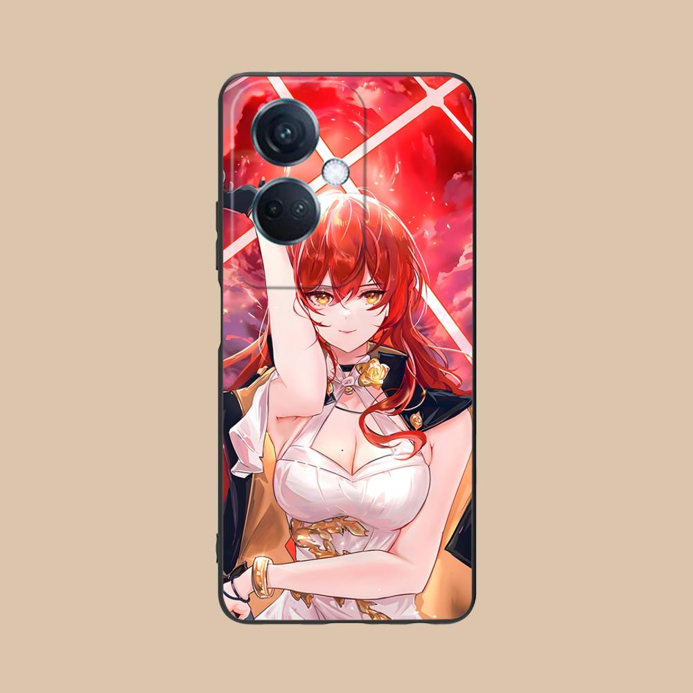 HSR Himeko Matte TPU Mobile Phone Case for OPPO Find X9 X8 X7 X6 X5 X3 X2 Plus s Pro Ultra Lite Colorful Printing Cover