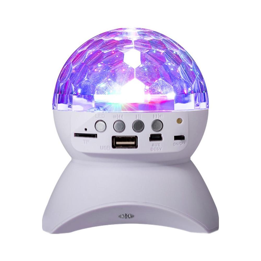 USB Charging Bluetooth Music Light Disco Rotating Stage Light LED RGB DJ Ball Party Wedding Atmosphere Lights