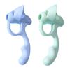Apoio Ergonômico de Silicone para Lápis de Cinco Dedos, Pegadores de Caneta para Caligrafia para Crianças Destras e Canhotas