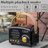 Retro-Mini-FM-Radio, klassischer FM-Empfänger, Vintage-Bluetooth-Lautsprecher, schwerer Bass-Subwoofer, TF-Player, wiederaufladbare Radios als Geschenk