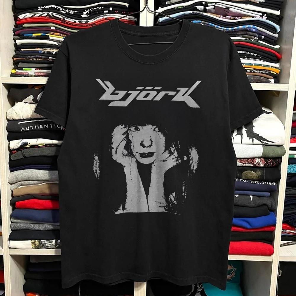 

Björk TShirt Vintage Björk Logo Band Tee 90s Alternative Music Shirt Unisex T-Shirt XXXL