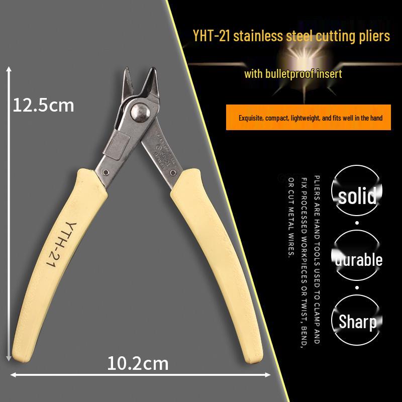 Mini Szczypce Diagonalne z Długim Nosem: Elektryk Elektronika Model Obcinaczki do wyprasek 170 Gundam Szczypce przemysłowe.