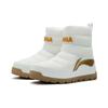 Li Ning Zhong Rong BOOT Abriebfest Dämpfung Rutschfest Kurze Schneestiefel Damen Weiß AGCV508-2