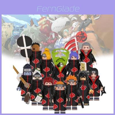 Kolorowe i Kreatywne Mini Figurki Naruto Klocki Zabawki Do Samodzielnego Składania Zabawy i Zabawy