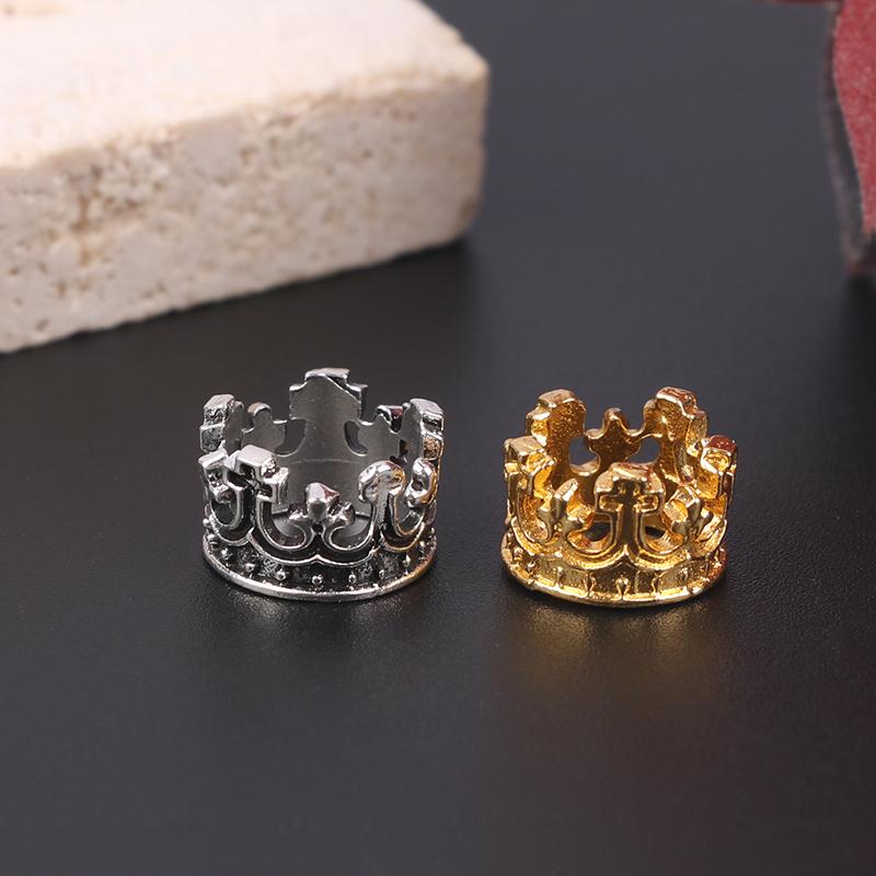 10ks Mini Metal Crown Modely Hračky Panenky Příslušenství Pokrývky hlavy pro mini panenky