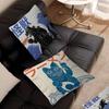 Japanese Contemporary Tokyo Artworks Pillow Gift Home Office Decoration Pillow Bedroom Sofa Car Cushion CoverPillow Case