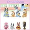 Conjunto Adorável de Figurinhas de Cachorro em PVC Inclui 8 Personagens Articulados Fofos Para Colecionadores